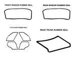 Mercedes Benz W110 Full Door Window Trunk Rubber Seal Gaskets 190D Set Of 7 New. Price: $360.05.