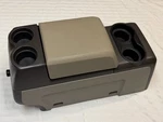 Oem 2009 2014 Ford F-150 F150 Stand Alone Center Console Assembly , Med Stone Used. Price: $280.00.