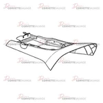 C6 Used Front Floor Lower Console 2011-2013 Black (19I) Without Usb. Price: $175.00.