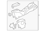 Genuine Honda Console Assembly 83450-TM8-A21ZA New. Price: $323.25.