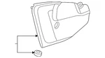 Genuine Honda Console Panel 77295-SWA-A02ZC New. Price: $70.99.