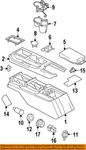 Ford Oem 05-14 Mustang Console Center-power Outlet Cover 4R3Z6304752AAA New. Price: $26.37.