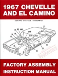 Chevelle 1967 Chevrolet Manual Restoration Assembly Malibu Elcamino New. Price: $33.95.