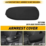 For Toyota 2019-2025 RAV4 Black Lid Armrest Cover Center Console Pu Leather Trim New. Price: $15.19.