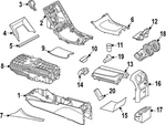 Genuine Mercedes-benz Cover Trim 236-680-85-02-9051 New. Price: $36.83.