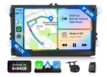 For Vw Volkswagen Jetta Passat 9" Android 13 8-CORE Stereo Radio Carplay Gps New. Price: $259.89.