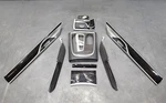 16-19 Oem Bmw G12 750 Center Console Doors Wood Metal Effect Interior Trim Set Used. Price: $215.03.