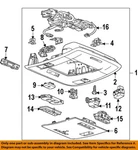 Gm Oem 14-19 Sierra 1500 Limited-roof Console Retainer Nut 11546998 New. Price: $32.40.