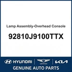 2018-2023 Hyundai Kona Lamp Assembly-overhead Console Oem New 92810J9100TTX. Price: $241.42.