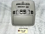 2010-2012 Lexus ES350 Overhead Center Map Dome Light Console Gray W/sunroof Oem Used. Price: $39.88.