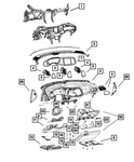 Genuine Mopar Air Conditioning & Heater Outlet Outboard Right 6EP86SZSAA New. Price: $144.90.