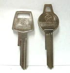 Vintage Set-chrysler 1767CH & 1764S Ignition Trunk Key Blanks-mid 1960'S Cars New. Price: $14.50.