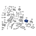 For Jeep Grand Cherokee 2021 68541931AA Front Console Cup Holder New. Price: $79.37.