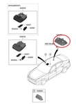 Stinger Ck Room Lamp Assy 2018-2020 Genuine New Kia Brand. Price: $128.61.