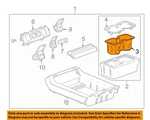 Gm Oem 14-19 Sierra 1500 Center Console-liner 23467144 New. Price: $24.12.