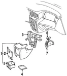 Genuine Ford Compartment Door XF2Z-1613554-AAC New. Price: $15.11.