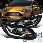 Black Fits 2012-2014 Ford Focus Projector Headlights Led Tube Lamps 12-14 New. Price: $332.95.