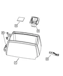 Genuine Mopar Console Mounted Cup-holder 1JC93LTUAA New. Price: $51.39.