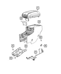 Genuine Mopar Console Bracket 68144474AB New. Price: $89.99.