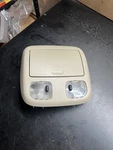 06-12 Oem Ford Fusion Milan Overhead Storage Cubby Console Map Dome Light Tan Used. Price: $40.00.