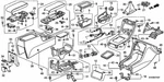 Genuine Honda Bracket Rear Console 83425-SV4-000ZZ New. Price: $28.30.