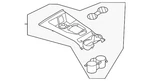 Genuine Ford Console Panel M2DZ-78045E24-DC New. Price: $117.02.