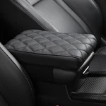 Car Center Console Cover/pad Genuine Leather,universal Armrest Mat, Adjust Dr... New. Price: $90.85.