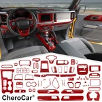 Red Center Console Dash Gear Shift Control Panel Decor Trim Ford Bronco 21+ New. Price: $6.99.