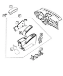 Genuine Mopar Floor Console Panel Left 7TM07LXHAA New. Price: $72.66.
