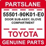 55501-90K01-E0 Toyota Oem Genuine Door Sub-assy, Glove Compartment New. Price: $54.35.