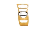 05-12 Mercedes R230 SL550 SL500 Front Center Console Trim Bezel Walnut Wood Oem Used. Price: $95.00.