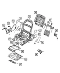 Genuine Mopar Storage Bin Lid 1XT66LU5AC New. Price: $76.64.