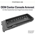 Porsche 944 968 Arm Rest Cassette Box Insert Hinged Frame Center Console New. Price: $81.24.