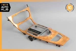 05-12 Mercedes R230 SL500 SL550 Center Console Trim Bezel Chestnut Wood Oem Used. Price: $191.23.