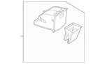 Genuine Mercedes-benz 2020-2023 Storage Compartment 167-680-12-05-9051 New. Price: $188.72.