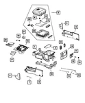 Genuine Mopar Console Armrest 6RD68XDBAF New. Price: $1366.20.