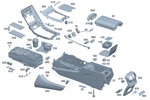Genuine Mercedes-benz Stowage Compartment Cap 254-680-92-02 New. Price: $59.54.