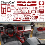 Red Full Center Control Dash Gear Shifter Decor Trim 2021+ Ford Bronco 2DOOR New. Price: $6.99.
