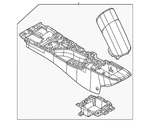 Genuine Nissan Center Console 96911-6GP0A New. Price: $586.46.