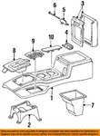Chrysler Oem 93-96 Cherokee,grand Wagoneer Console Center-bezel 55115064 New. Price: $79.47.