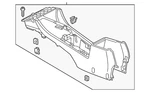 Genuine Volkswagen Console Body 561-863-241-G-95T New. Price: $66.02.