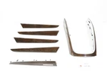 2013-2017 Audi Q5 Front Dashboard Bezel Molding Cover Wood Trim Set 6 Oem Used. Price: $197.56.