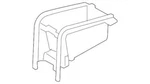 Genuine Volvo Console Housing 39817815 New. Price: $363.73.