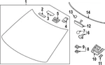 Genuine Kia Trim Cover 96030-CV000 New. Price: $19.35.
