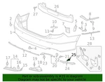2004-2022 Honda Genuine Reflector Screw Oem 93913-14280 New. Price: $18.68.