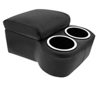Black Bc Shorty Cruiser Bench Seat Console With Drink Holders Musclecar Classic New. Price: $204.98.