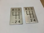 1964-67 Corvette Pattern Shift Speed Plate Used. Price: $31.49.