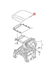 New Audi Q5 Fyb Armrest Leatherette Soul Black 80A864207B38M 18-19 Original. Price: $175.89.