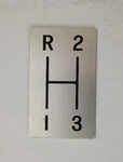 1964 Thru 1967 Corvette Shift Pattern Speed Plate Gm Nos # 3848292 New. Price: $29.95.