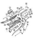 Genuine Mopar Console Armrest 7EB44LA8AB New. Price: $124.63.